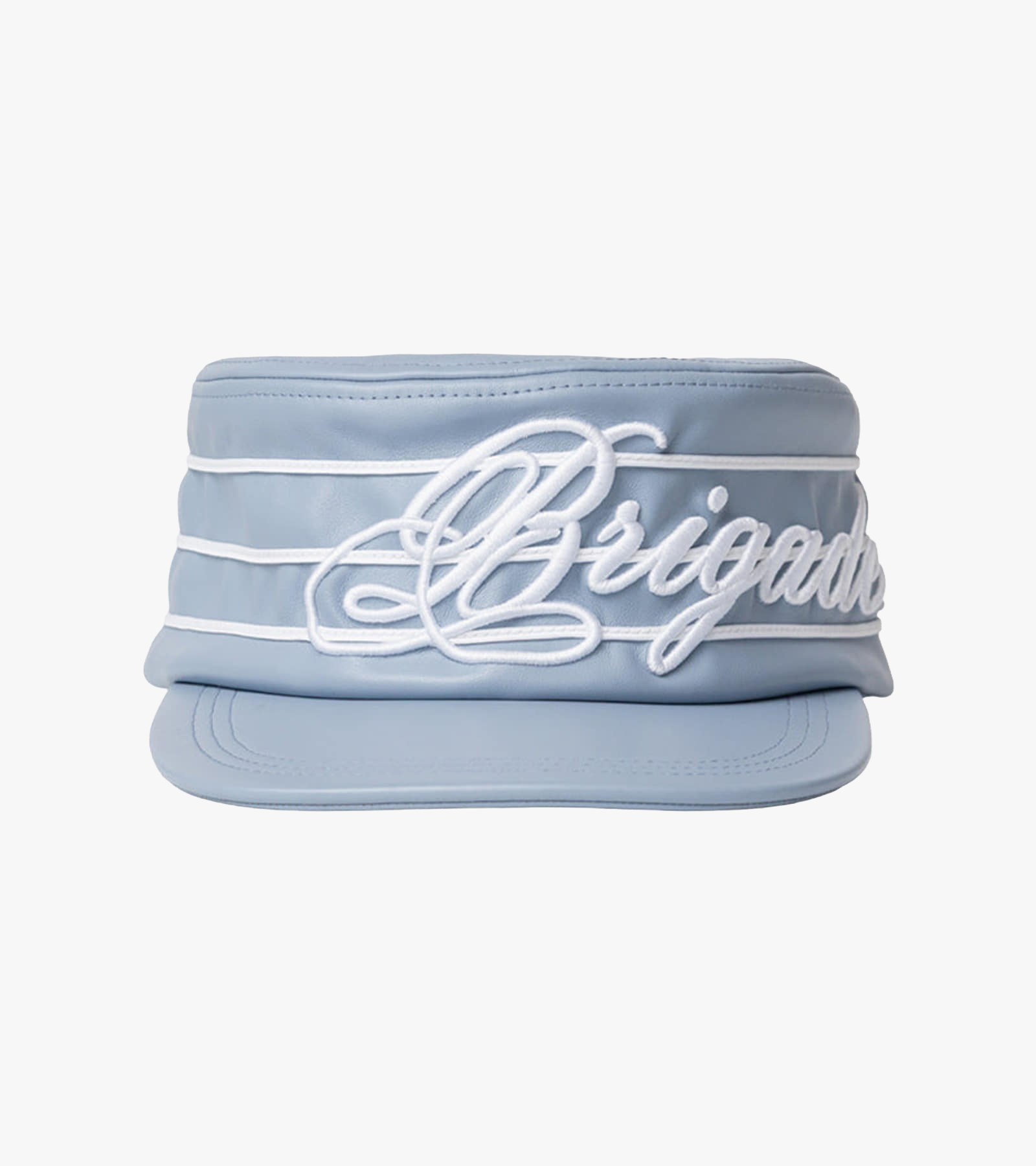 Leather Pillbox Hat